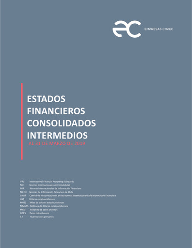 Thumbnail Empresas Copec Quarterly Report 2019-q1
