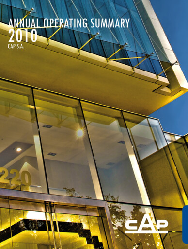 Thumbnail Compañía de Acero del Pacífico
 Annual Report 2010