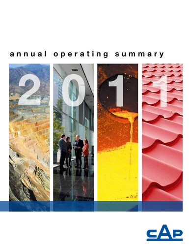 Thumbnail Compañía de Acero del Pacífico
 Annual Report 2011