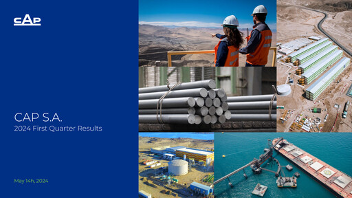Thumbnail Compañía de Acero del Pacífico
 Quarterly Report 2024-q1