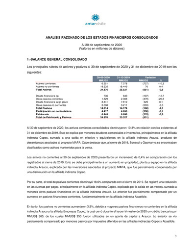 Thumbnail AntarChile
 Quarterly Report 2020-q3