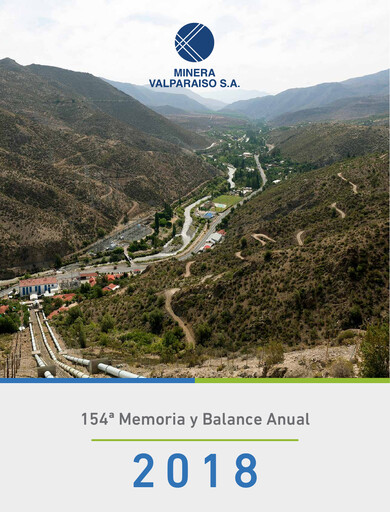 Thumbnail Minera Valparaíso Annual Report 2018