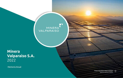 Thumbnail Minera Valparaíso Annual Report 2022