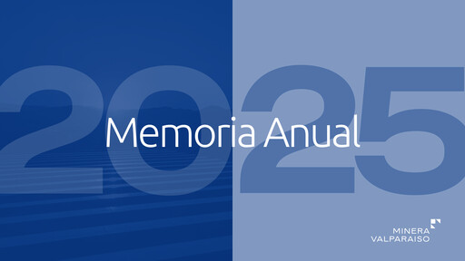 Vorschaubild Minera Valparaíso Jahresbericht 2025