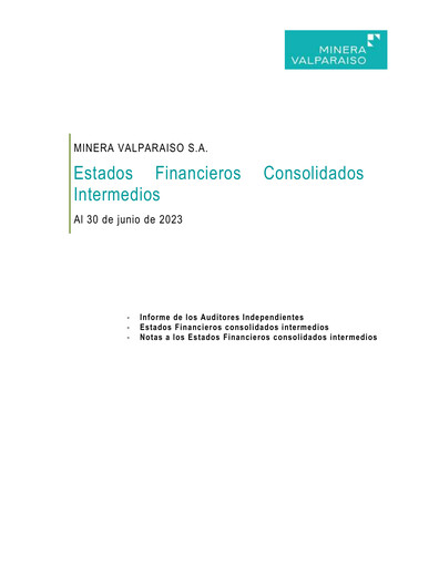 Thumbnail Minera Valparaíso Half-year Report 2023-h1