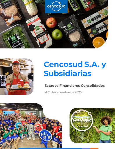 Miniature Cencosud
 Bilan financier 2025