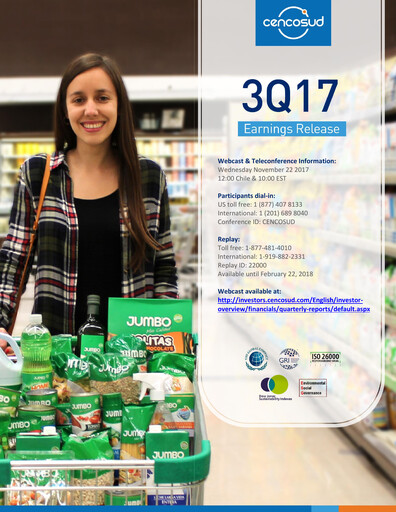 Miniature Cencosud
 Rapport trimestriel 2017-q3