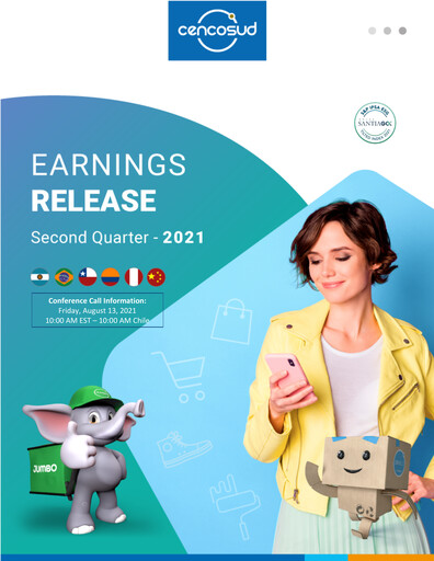 Miniature Cencosud
 Rapport trimestriel 2021-q2