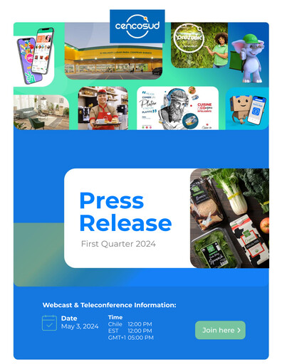 Miniature Cencosud
 Rapport trimestriel 2024-q1