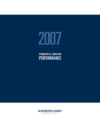 Thumbnail Raymond James Financial Annual Report 2007