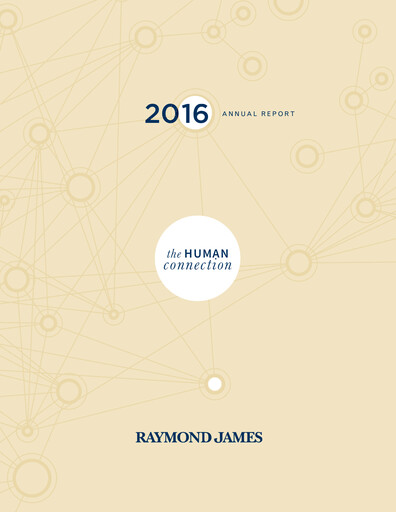 Thumbnail Raymond James Financial Annual Report 2016
