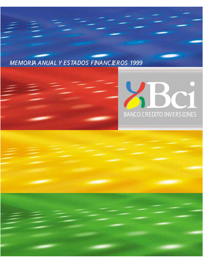 Thumbnail Banco de Crédito e Inversiones
 Annual Report 1999