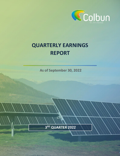 Thumbnail Colbún Quarterly Report 2022-q3