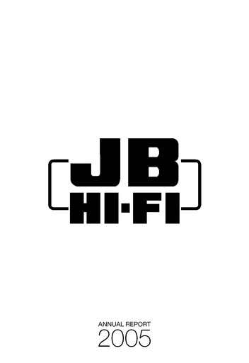 Thumbnail JB Hi-Fi
 Annual Report 2005