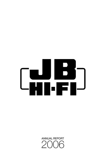 Thumbnail JB Hi-Fi
 Annual Report 2006