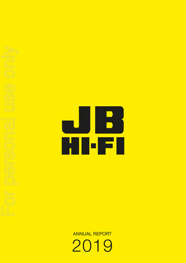 Thumbnail JB Hi-Fi
 Annual Report 2019