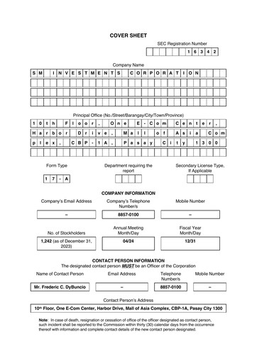 Thumbnail SM Investments Corporation Annual Report 2023