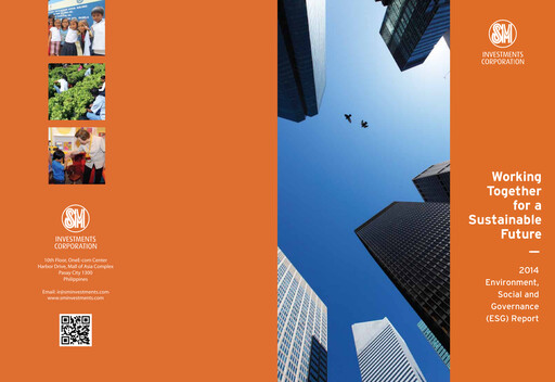 Miniature SM Investments Corporation Rapport ESG 2014