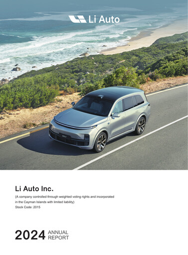 Thumbnail Li Auto Annual Report 2024