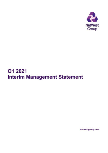 Thumbnail NatWest Group Quarterly Report 2021-q1