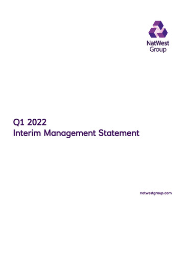 Thumbnail NatWest Group Quarterly Report 2022-q1