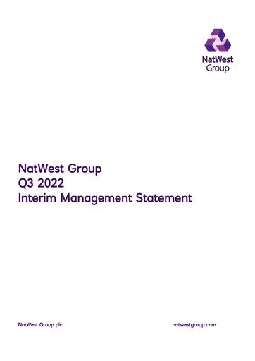 Thumbnail NatWest Group Quarterly Report 2022-q3