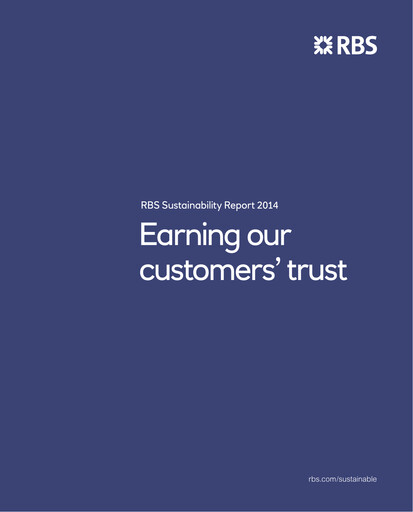 Miniature NatWest Group Rapport de durabilité 2014