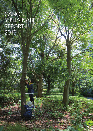 Thumbnail Canon Sustainability Report 2016