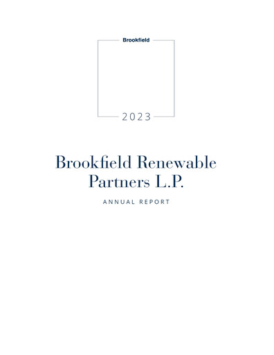Thumbnail Brookfield Renewable Annual Report 2023