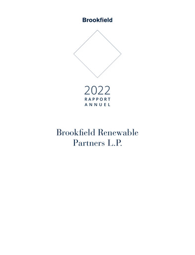 Thumbnail Brookfield Renewable Annual Report 2022