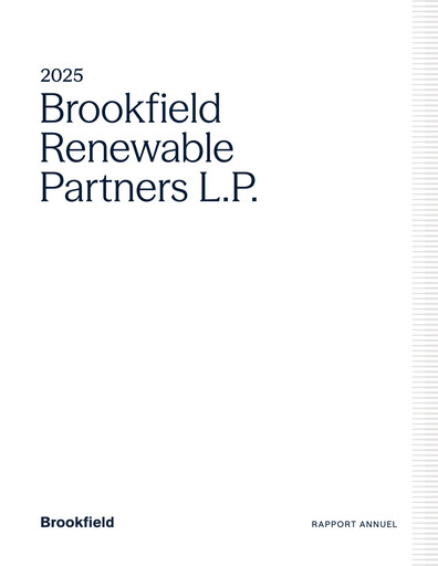 Thumbnail Brookfield Renewable Annual Report 2025