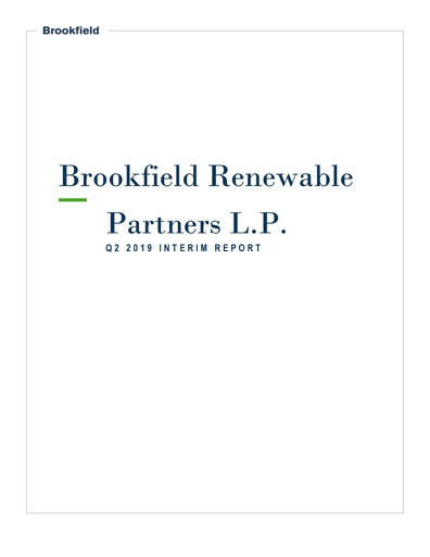 Thumbnail Brookfield Renewable Quarterly Report 2019-q2