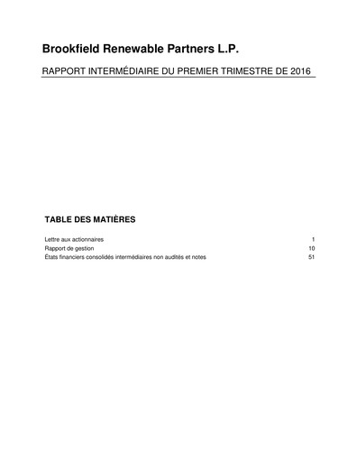 Thumbnail Brookfield Renewable Quarterly Report 2016-q1