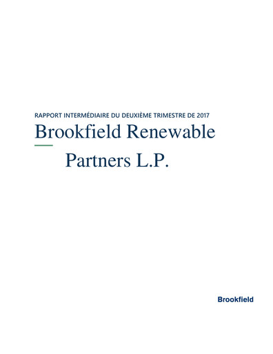 Thumbnail Brookfield Renewable Quarterly Report 2017-q2