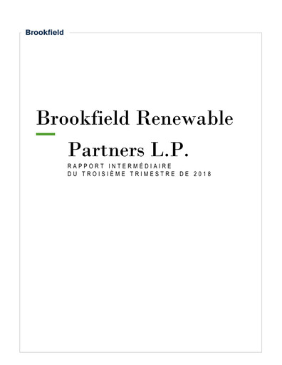 Thumbnail Brookfield Renewable Quarterly Report 2018-q3