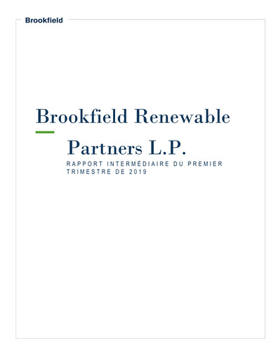 Thumbnail Brookfield Renewable Quarterly Report 2019-q1