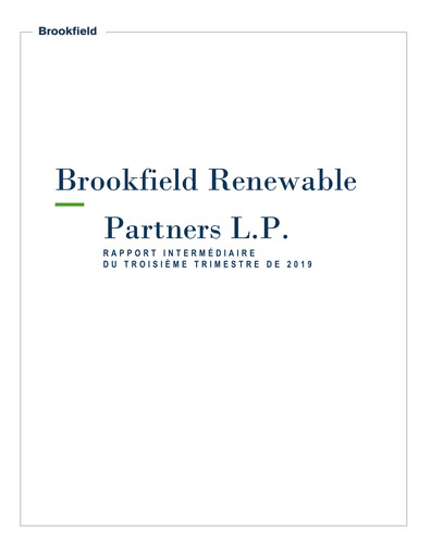 Thumbnail Brookfield Renewable Quarterly Report 2019-q3