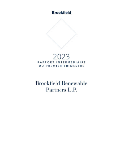 Thumbnail Brookfield Renewable Quarterly Report 2023-q1