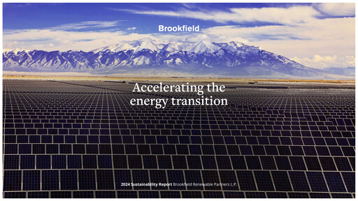 Thumbnail Brookfield Renewable Sustainability Report 2024