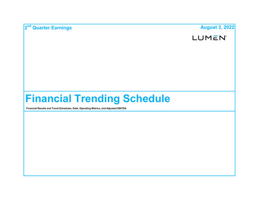 Thumbnail Lumen Technologies Quarterly Report 2022-q2