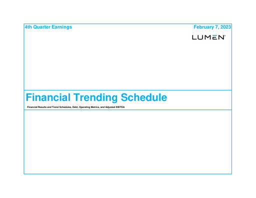 Thumbnail Lumen Technologies Quarterly Report 2022-q4
