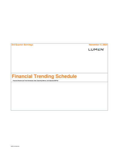 Thumbnail Lumen Technologies Quarterly Report 2024-q3