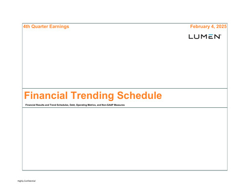 Thumbnail Lumen Technologies Quarterly Report 2024-q4