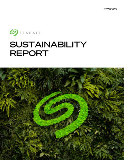Miniature Seagate Technology Rapport ESG fy2025