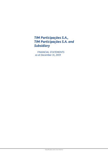 Thumbnail TIM S.A. Financial Statement 2019