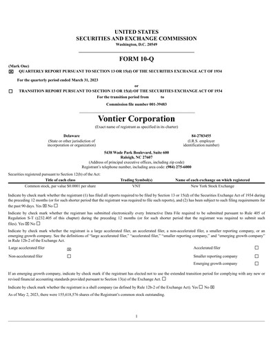 Thumbnail Vontier Quarterly Report 2023-q1