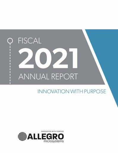 Vorschaubild Allegro MicroSystems Jahresbericht 2021