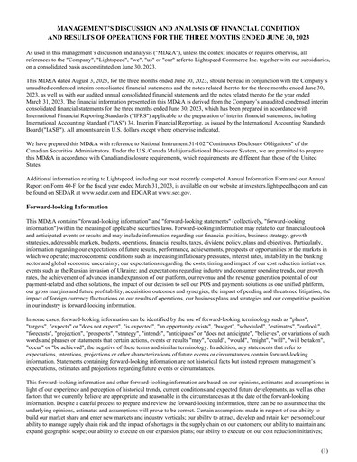 Thumbnail Lightspeed Commerce Quarterly Report fy2024-q1