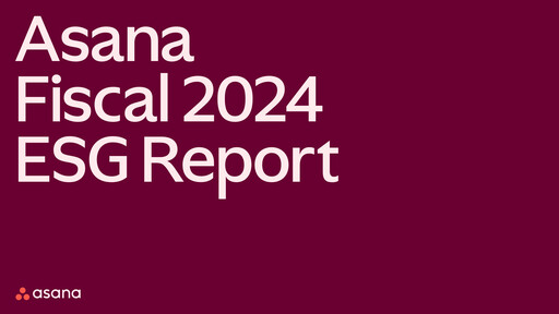 Thumbnail Asana ESG Report 2023-2024