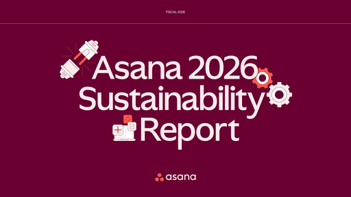 Thumbnail Asana Sustainability Report 2025-2026